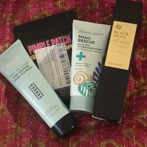 Lot of skin care acne care skin care fun star patched wash moisturizer